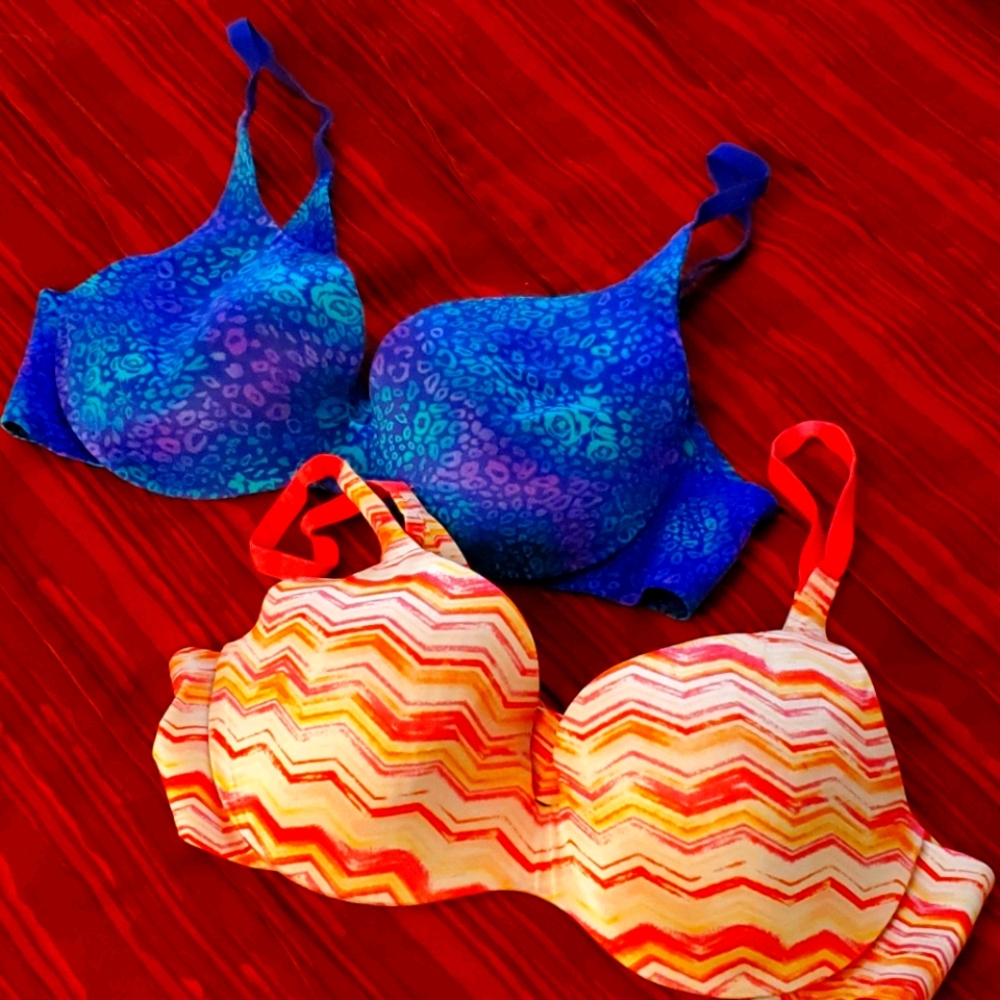 Victoria Secret Lined Demi 36C, Lot of 2